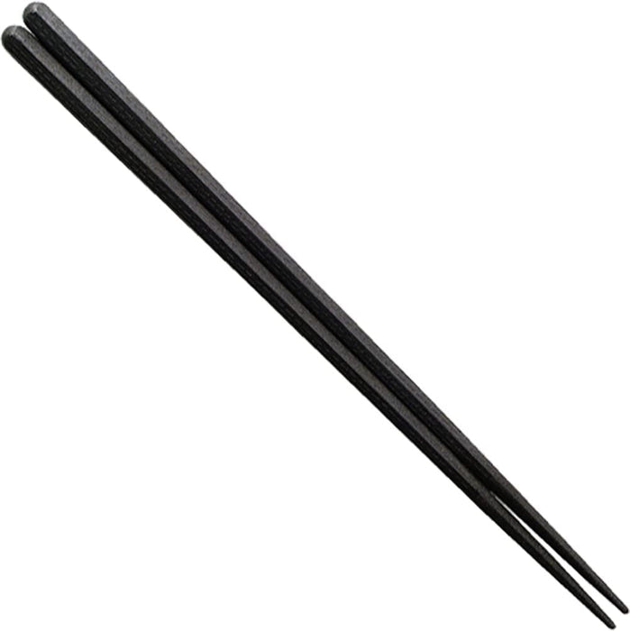 Premium Black Hexagonal Japanese Chopsticks by Fukui Craft