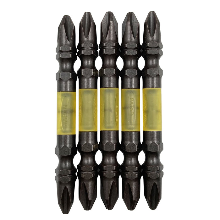 Anex Black Dragon +2X65 Double Head Tough Bit 5 Set - Anex Tool-Kiichin - The #1 Place for Japanese Goods in Your Hand!