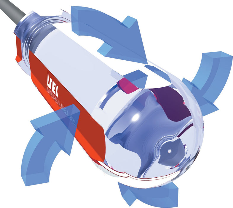 Anex Driver Tool with Four Line Handle +2X100 No.8400-Kiichin - The #1 Place for Japanese Goods in Your Hand!