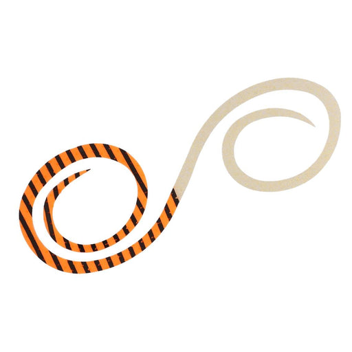 Daiwa Tairaba Red Fang Silicone Necktie 3D Spear Orange Zebra Gold Glitter-Kiichin - The #1 Place for Japanese Goods in Your Hand!