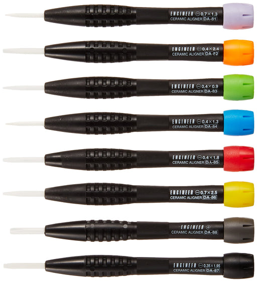 Engineer 8 Pieces Ceramic Adjustment Screwdriver Set - Dk-91 Tool Collection-Kiichin - The #1 Place for Japanese Goods in Your Hand!