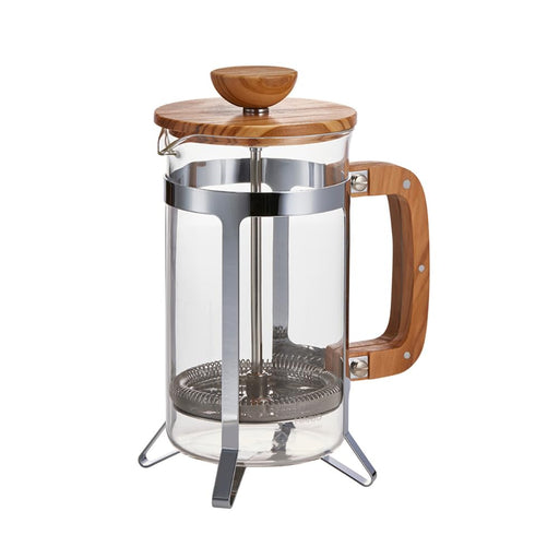 Hario Cafe Press 4-Cup French Press with Olive Wood and Heat Resistant Glass-Kiichin - The #1 Place for Japanese Goods in Your Hand!