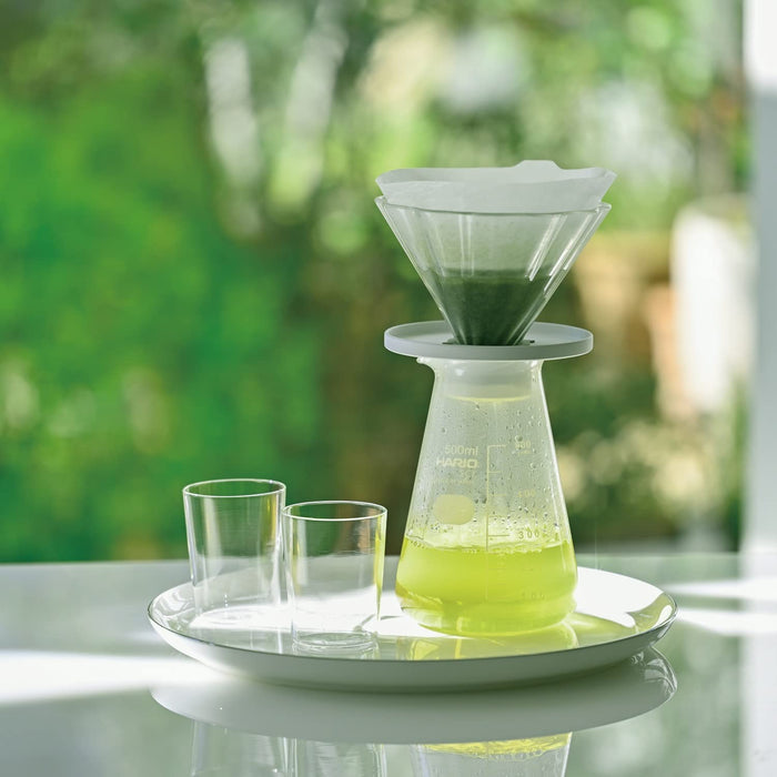 Hario Chacha Dripper Bouquet White 1-4 Cups Coffee Maker Cdb-02-W