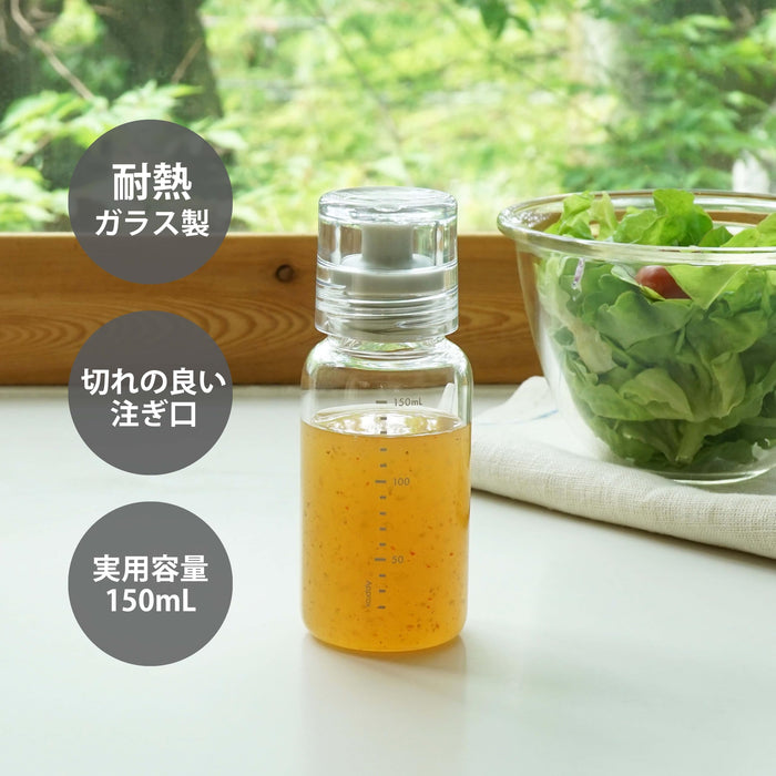 Hario 150Ml Dressing Bottle Slim Safe for Boiling Water Pale Gray-Kiichin - The #1 Place for Japanese Goods in Your Hand!