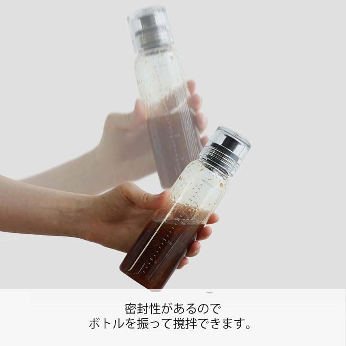 Hario 250ml Dressing Bottle Slim Black - Heat Safe for Boiling Water-Kiichin - The #1 Place for Japanese Goods in Your Hand!