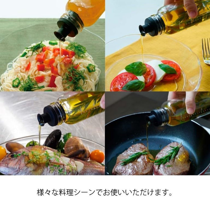 Hario 250ml Dressing Bottle Slim Black - Heat Safe for Boiling Water-Kiichin - The #1 Place for Japanese Goods in Your Hand!