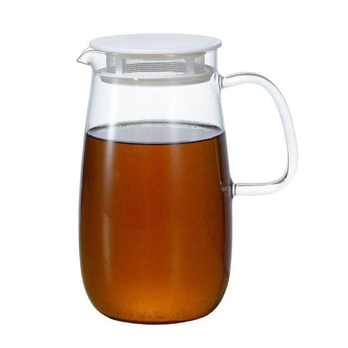 Hario 1000ml Barley Tea Pot Mugichan Microwave Safe Heat-Resistant Glass Japan