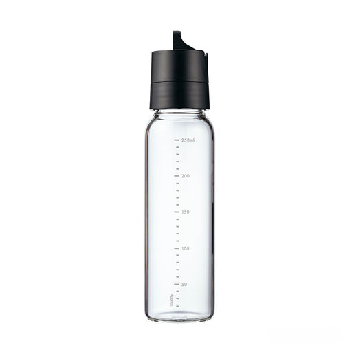 Hario 250ml One-Touch Dressing Bottle Black ODBN-250-B Kitchen Essential-Kiichin - The #1 Place for Japanese Goods in Your Hand!