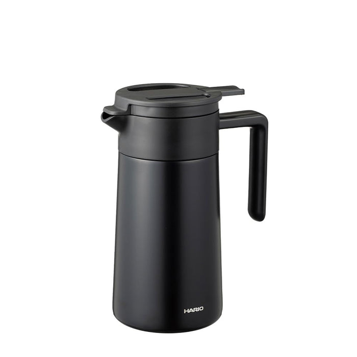 Hario 600ml Black Thermal Coffee Pot with Ceramic Coating Vacuum Seal