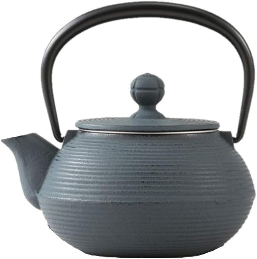 Iwachu 0.32L Nambu Ironware Teapot Damman Blue Enameled Inside-Kiichin - The #1 Place for Japanese Goods in Your Hand!