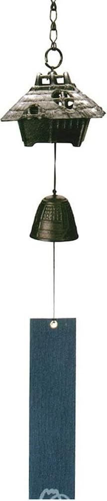 Iwachu Azumaya Wind Chime Small Black Nambu Ironware Model 27006-Kiichin - The #1 Place for Japanese Goods in Your Hand!