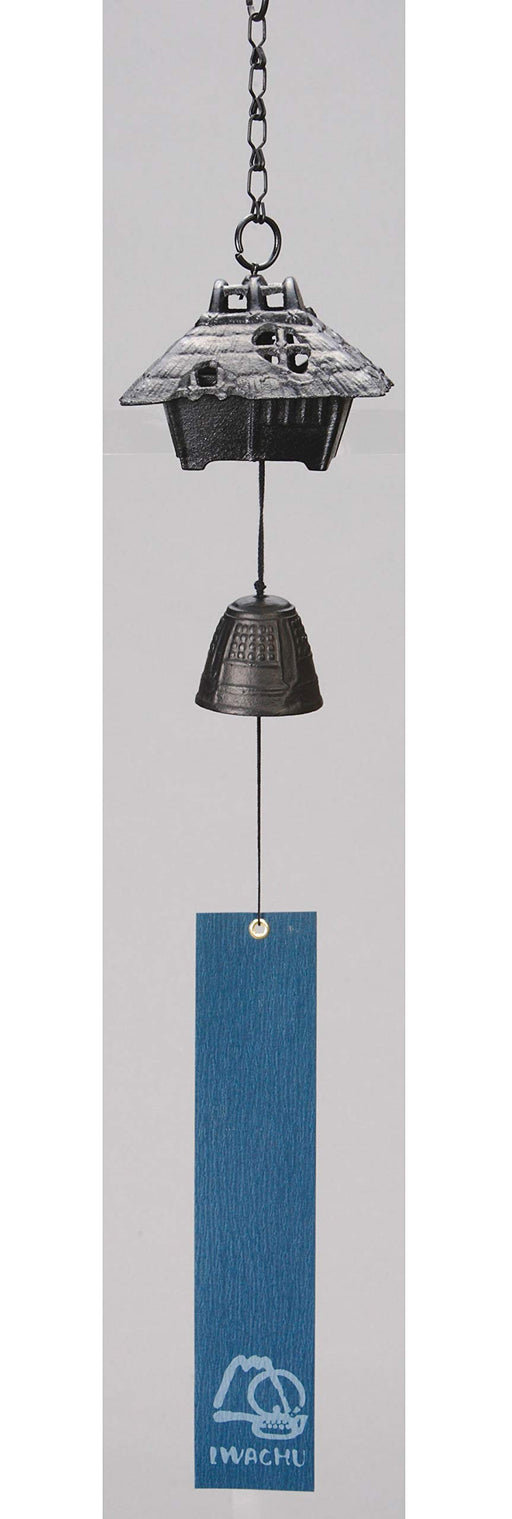 Iwachu Azumaya Wind Chime Small Black Nambu Ironware Model 27006-Kiichin - The #1 Place for Japanese Goods in Your Hand!