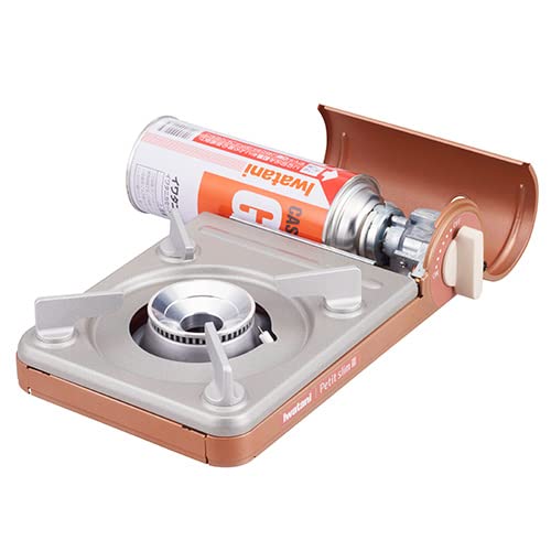 Iwatani Cassette Stove Petit Slim 3 Metallic Coral Portable Made in Japan-Kiichin - The #1 Place for Japanese Goods in Your Hand!