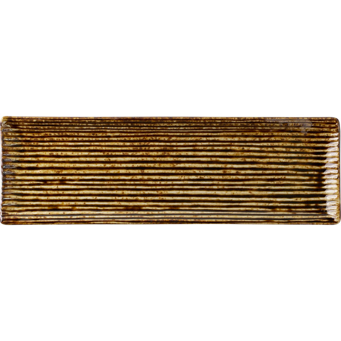 Minoru Touki Lightweight Shinogi Long Rectangular Plate Ame 009-716501-Kiichin - The #1 Place for Japanese Goods in Your Hand!