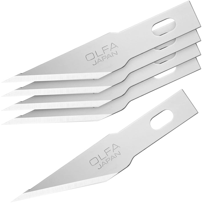 Olfa Art Knife Pro 5-Piece Replacement Straight Blade Set XB157T-Kiichin - The #1 Place for Japanese Goods in Your Hand!