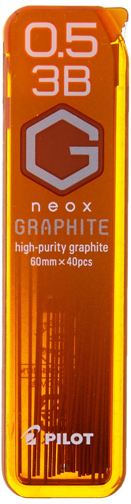 Pilot Neox Graphite 3B Mechanical Pencil Lead 0.5mm 40 Pieces-Kiichin - The #1 Place for Japanese Goods in Your Hand!