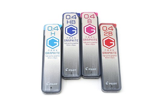 Pilot Neox Graphite B 0.4mm Mechanical Pencil 30-Piece Pack (Hrf4G-20-B)-Kiichin - The #1 Place for Japanese Goods in Your Hand!