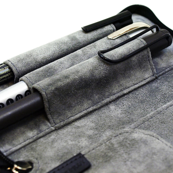Pilot PSPC01B High-Quality Black Round Zipper Pen Case Ensemble-Kiichin - The #1 Place for Japanese Goods in Your Hand!