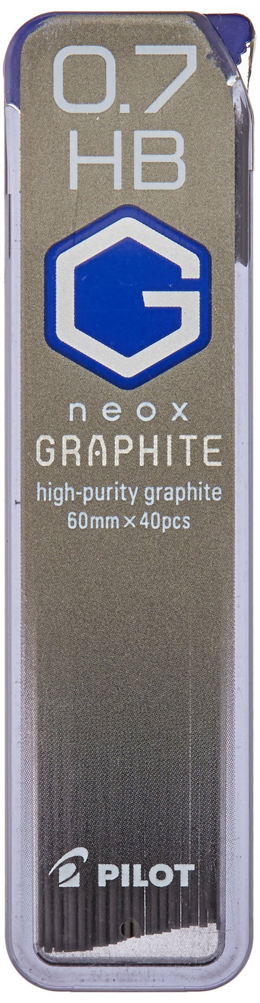Pilot HB Neox Graphite Sharp Refill 0.7mm Size Pack of 40 Pieces-Kiichin - The #1 Place for Japanese Goods in Your Hand!