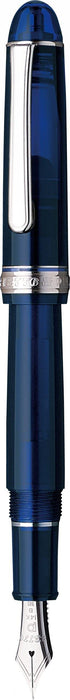 Platinum #3776 Century Fountain Pen - Extra Fine Rhodium Finish Chartres Blue-Kiichin - The #1 Place for Japanese Goods in Your Hand!