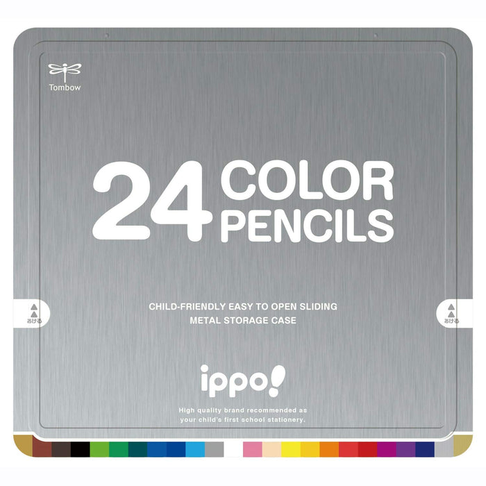 Tombow Ippo! 24 Count Natural Colored Pencils in Slide Can-Kiichin - The #1 Place for Japanese Goods in Your Hand!