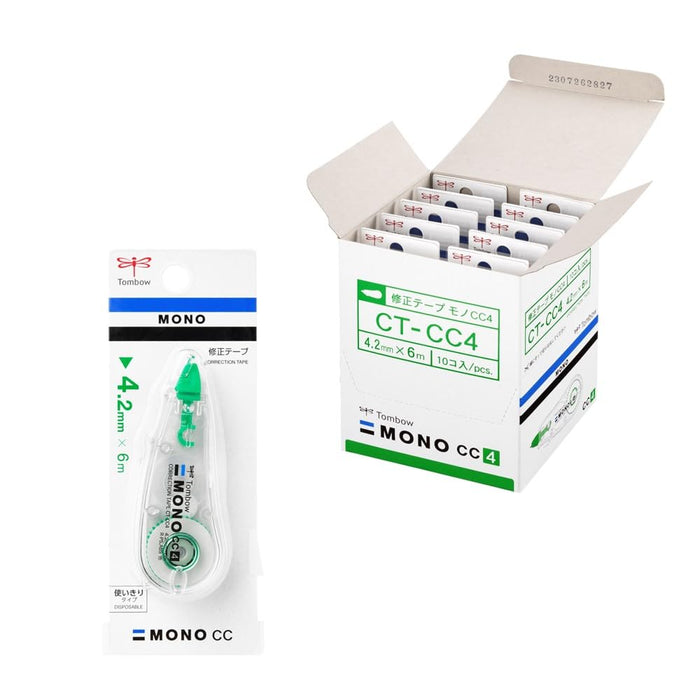 Tombow Mono CC Correction Tape 4.2mm Pack of 10-Kiichin - The #1 Place for Japanese Goods in Your Hand!