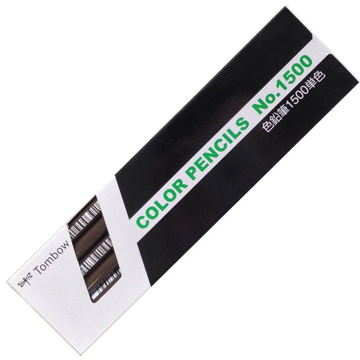 Tombow Colored Pencil 1500 - Dark Brown Pack of 12 (1500-32)-Kiichin - The #1 Place for Japanese Goods in Your Hand!