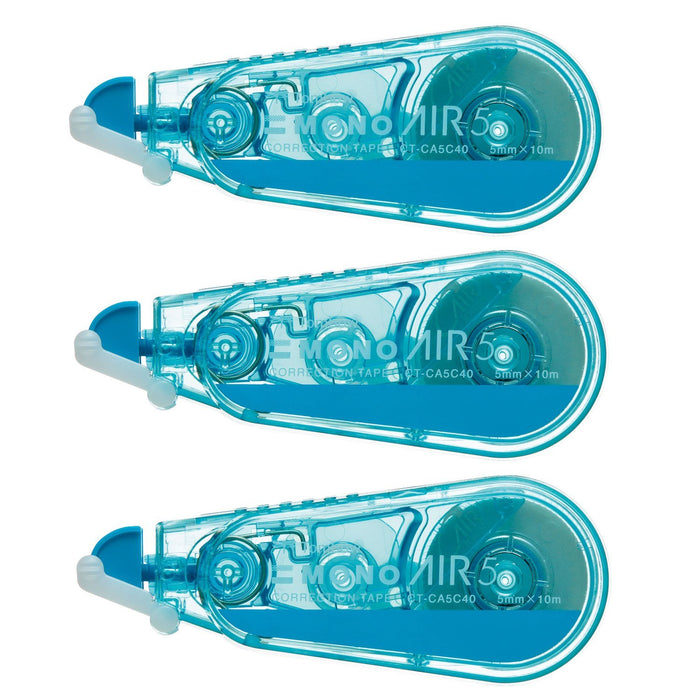 Tombow Mono Air Blue Pencil Correction Tape 5mm Pack of 3 - KPB-322-Kiichin - The #1 Place for Japanese Goods in Your Hand!
