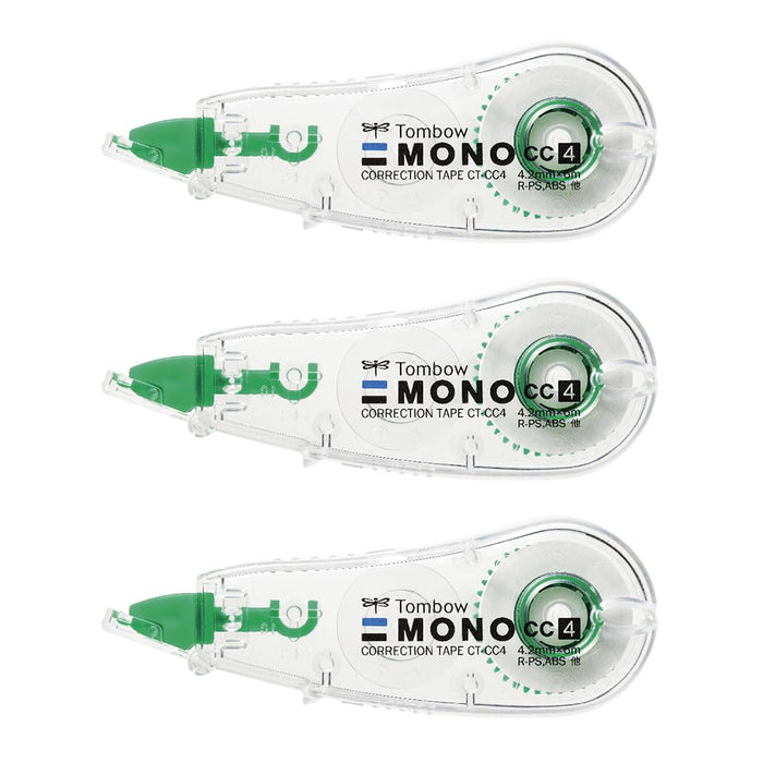 Tombow Mono CC Pencil Correction Tape 4.2mm Size 3-Piece Pack-Kiichin - The #1 Place for Japanese Goods in Your Hand!