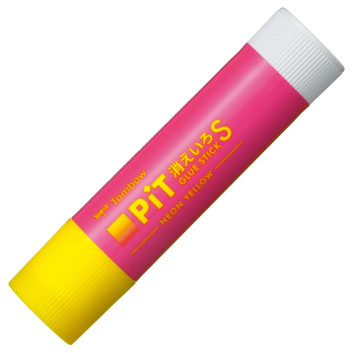Tombow 10-Piece Neon Yellow and Pink Pencil Glue Stick Set Disappearing Color Pt-Tcy81-Kiichin - The #1 Place for Japanese Goods in Your Hand!