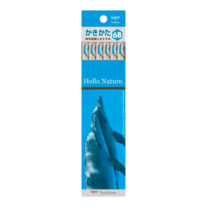 Tombow Dolphin 4B Hello Nature Pencils Pack of 12-Kiichin - The #1 Place for Japanese Goods in Your Hand!