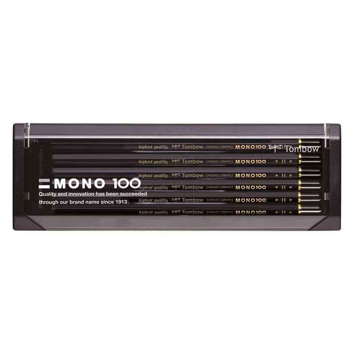 Tombow Mono 100 H Pencil Premium Quality Pack of 12-Kiichin - The #1 Place for Japanese Goods in Your Hand!