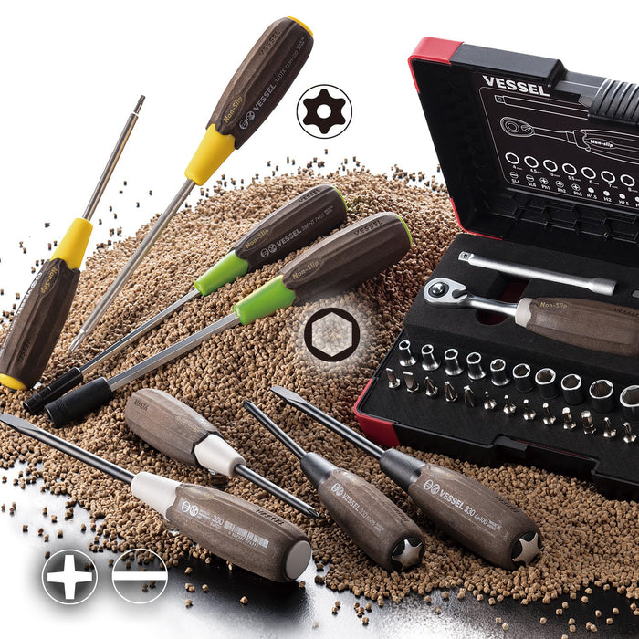 Vessel Woody Driver with Non-Slip Grip 6x100 - High-Performance 300 Series-Kiichin - The #1 Place for Japanese Goods in Your Hand!