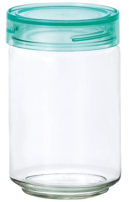 Aderia 1000Ml Green Glass Canister - Airtight Container for Seasoning and Coffee Beans Storage-Kiichin - The #1 Place for Japanese Goods in Your Hand!