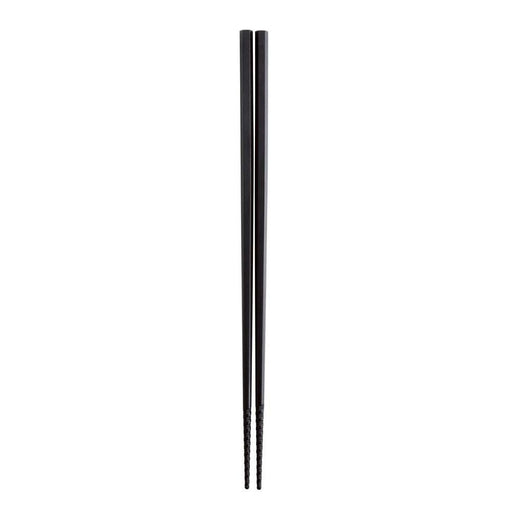 Akebono Black Hex Tornado Line Chopsticks - Premium Serving Utensils-Kiichin - The #1 Place for Japanese Goods in Your Hand!