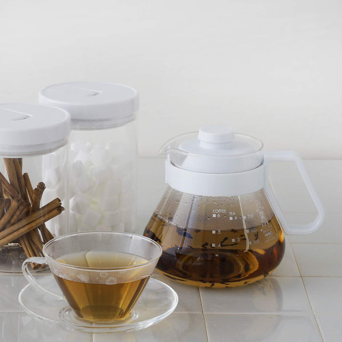 Hario CTS-80W-AZ 800ml Coffee & Tea Server White-Kiichin - The #1 Place for Japanese Goods in Your Hand!