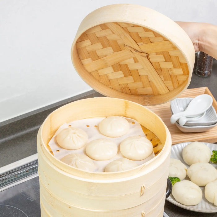 Bamboo Steamer 15cm - Enhance Your Cooking Experience-Kiichin - The #1 Place for Japanese Goods in Your Hand!