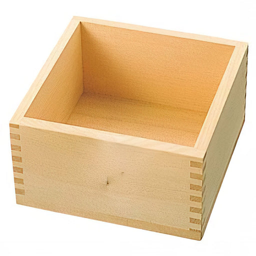 Ebematsu Hinoki Cypress Masu Sake Cup 180Ml - Authentic Japanese Craftsmanship-Kiichin - The #1 Place for Japanese Goods in Your Hand!