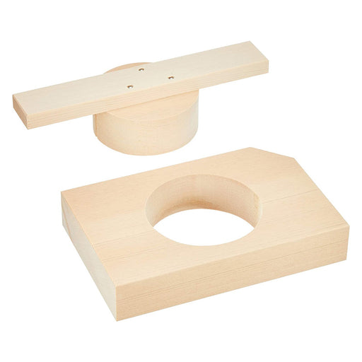 Ebm Hinoki Cypress Rice Mold - Premium Wooden Kitchen Tool-Kiichin - The #1 Place for Japanese Goods in Your Hand!