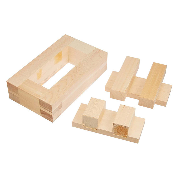 Ebm Hinoki Cypress Sushi Press - Wooden Sushi Mold for Perfect Sushi-Kiichin - The #1 Place for Japanese Goods in Your Hand!