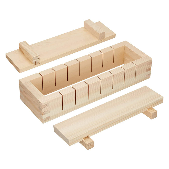 Ebm Hinoki Cypress Sushi Press - Wooden Sushi Mold for Perfect Sushi-Kiichin - The #1 Place for Japanese Goods in Your Hand!