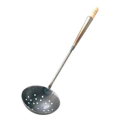 Ebm Iron Large Perforated Wok Ladle - Premium Quality Kitchen Utensil-Kiichin - The #1 Place for Japanese Goods in Your Hand!