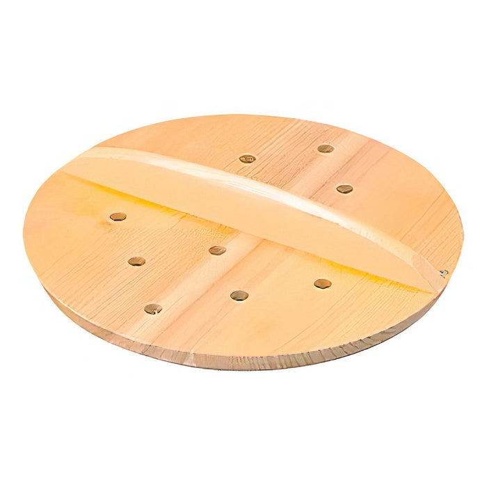 Ebm Sawara Cypress Wooden Perforated Lid - 18cm Premium Quality Lid for Enhanced Storage-Kiichin - The #1 Place for Japanese Goods in Your Hand!