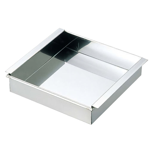 Ebm Stainless Steel Tamago-Dofu Mold Kanto Style 24cm - Premium Quality Kitchen Tool-Kiichin - The #1 Place for Japanese Goods in Your Hand!