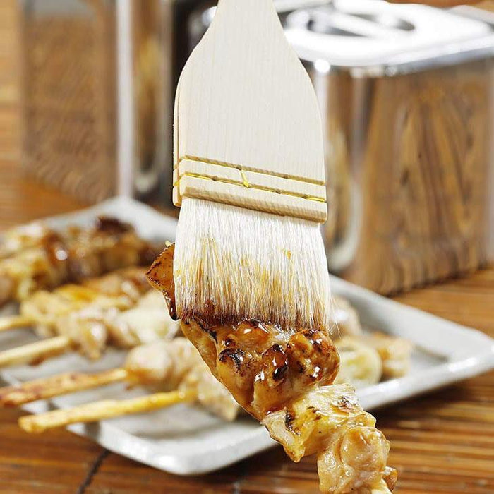 Ebm White Goat Hair Cooking Brush - 60mm Premium Culinary Tool-Kiichin - The #1 Place for Japanese Goods in Your Hand!