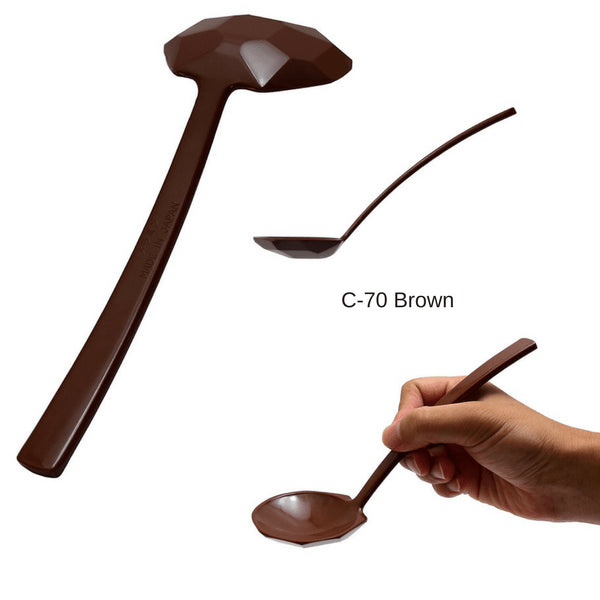 Entec Japan Udon/Soba/Ramen Spoon - 19.5cm Long Handle for Black Melamine-Kiichin - The #1 Place for Japanese Goods in Your Hand!