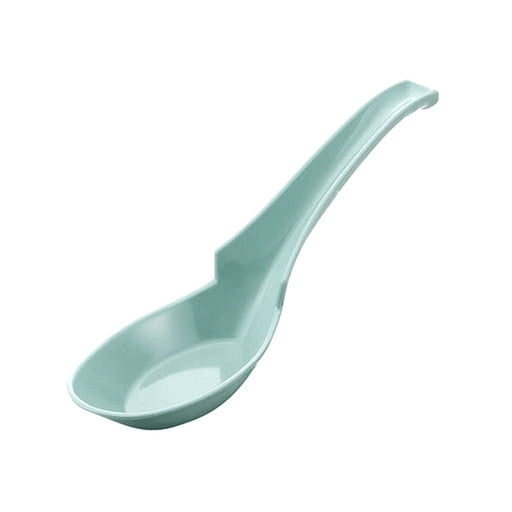 Entec 16cm Green Melamine Renge Soup Spoon with Hooked Handle - Premium Quality-Kiichin - The #1 Place for Japanese Goods in Your Hand!