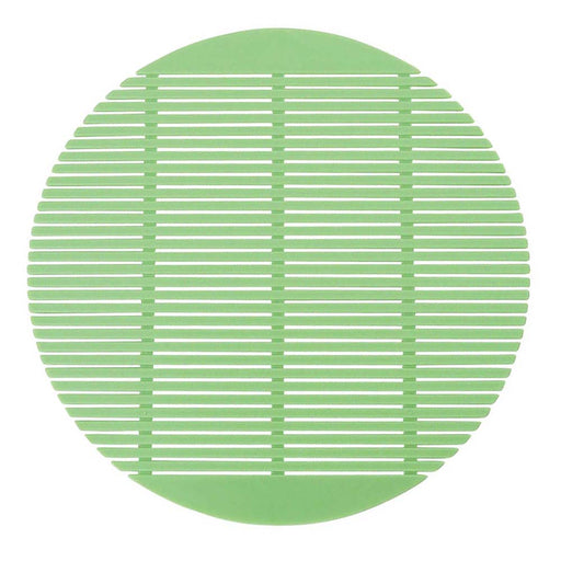 Green Priority Entec Plastic Round Soba Sudare Mat - Authentic Japanese Design-Kiichin - The #1 Place for Japanese Goods in Your Hand!