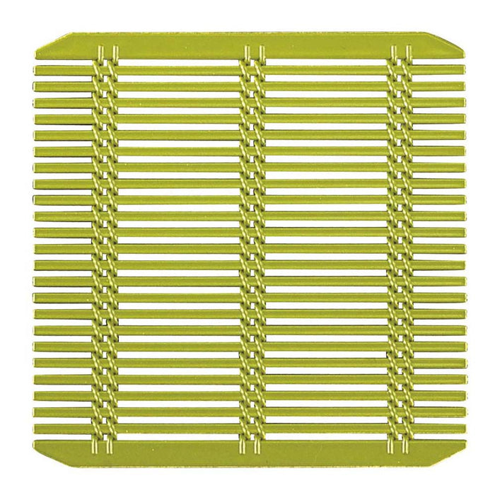 Fukui Craft Square Soba Sudare Mat Green - Authentic Japanese 11.5Cm-Kiichin - The #1 Place for Japanese Goods in Your Hand!