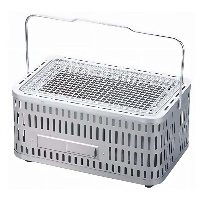 Green Life Steel Charcoal Konro Grill 39cm - The Ultimate Outdoor Cooking Experience-Kiichin - The #1 Place for Japanese Goods in Your Hand!